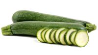Courgette sliced