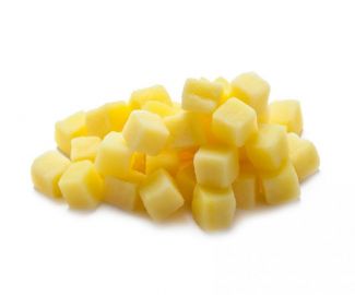 Diced potatoes